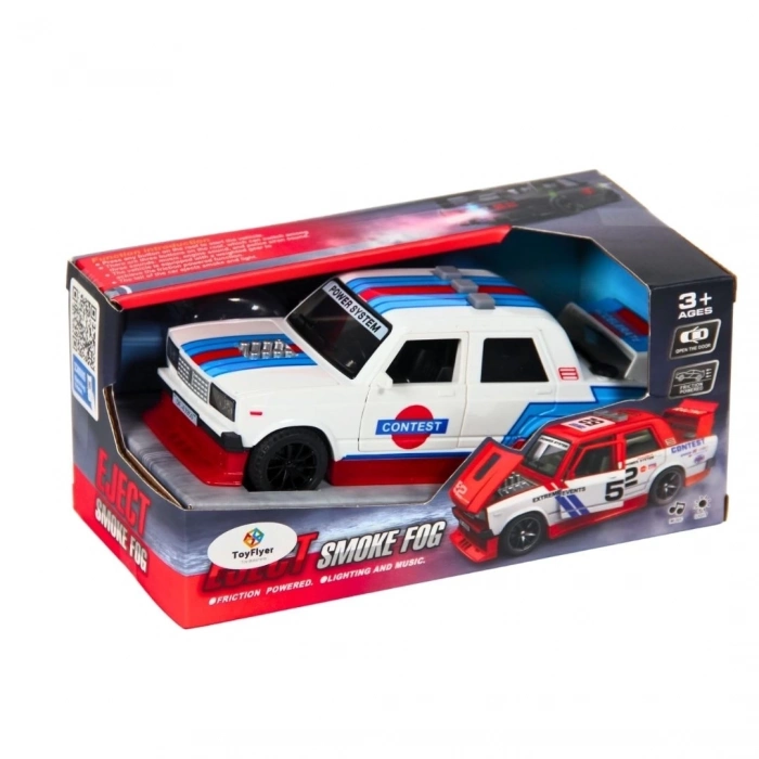 ÇOK SATAN Işıklı Sesli Duman Çıkaran Sürtmeli Modifiye Araba LDP-1A