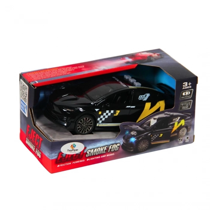 ÇOK SATAN Işıklı Sesli Duman Çıkaran Sürtmeli Spor Araba TSP-1A