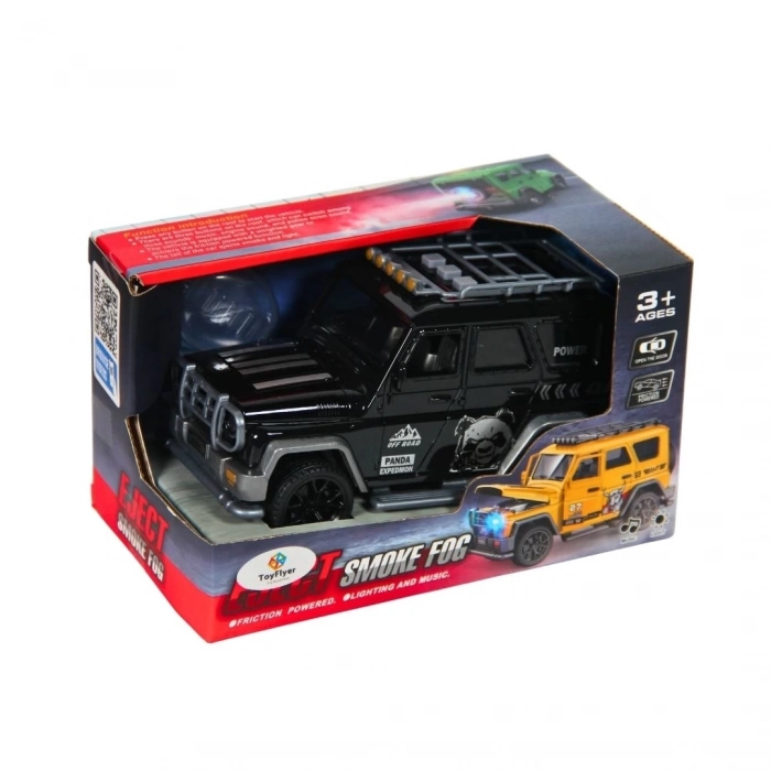 ÇOK SATAN Işıklı Sesli Duman Çıkaran Sürtmeli Spor Jeep LDP-3A
