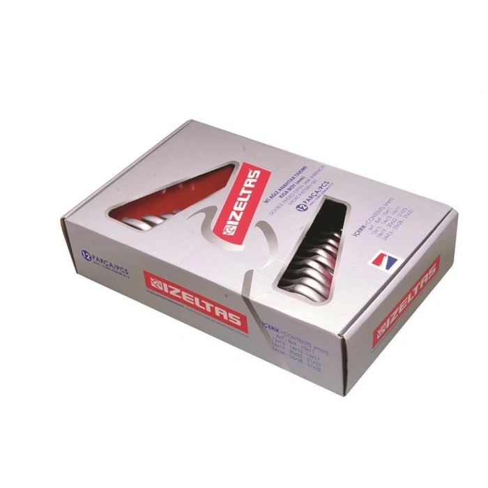 ÇOK SATAN İzeltaş 0100 İki Ağız Anahtar Takımı Kısa Boy 8 Parça