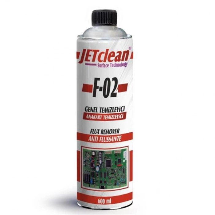 ÇOK SATAN Jetclean F-02 600 Ml Flux Anakart Temizleme Sprey