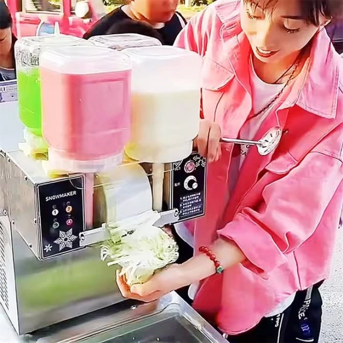 ÇOK SATAN Jwbetter Kokteyl - Milkshake - Buz Kar Yapma Makinesi Ticari Ac220v (zb-xbj124fz)