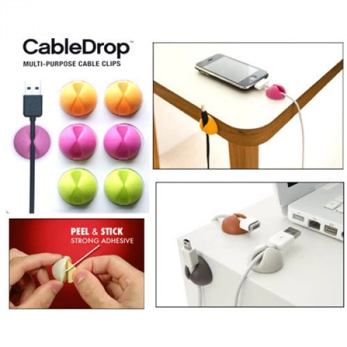 ÇOK SATAN Kablo Sabitleyici Aparat 6 Adet