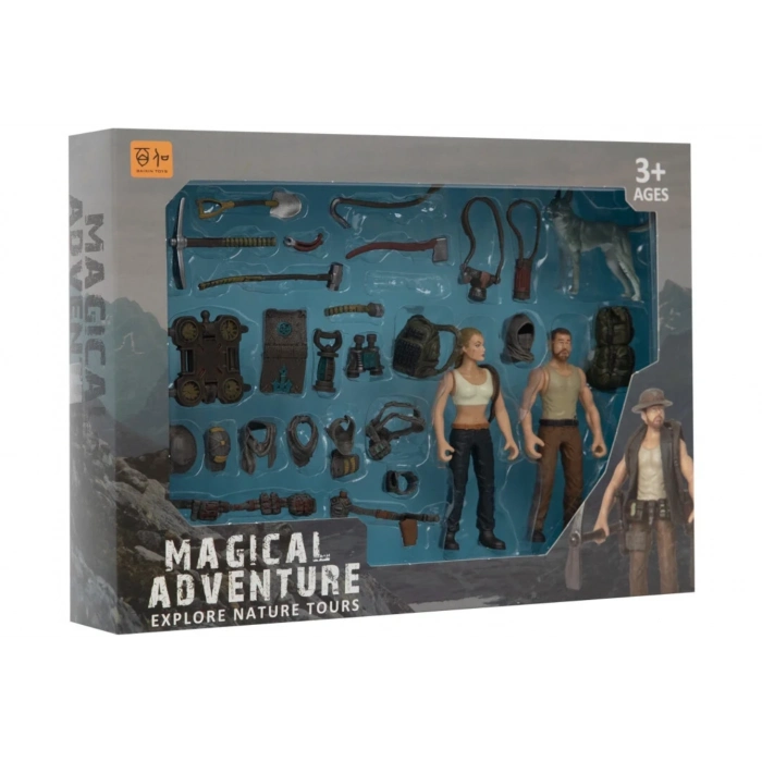 ÇOK SATAN Kadın Erkek Figürlü ve Aksesuarlı Komando Seti