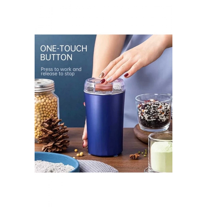 ÇOK SATAN Kahve Ve Baharat Öğütücü Paslanmaz Çelik Kahve Değirmeni Yedek Bıçak Hediyeli