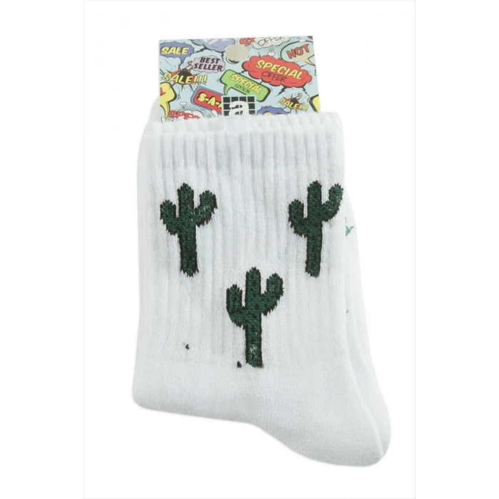 ÇOK SATAN Kaktüs Kolej Çorap 8*28