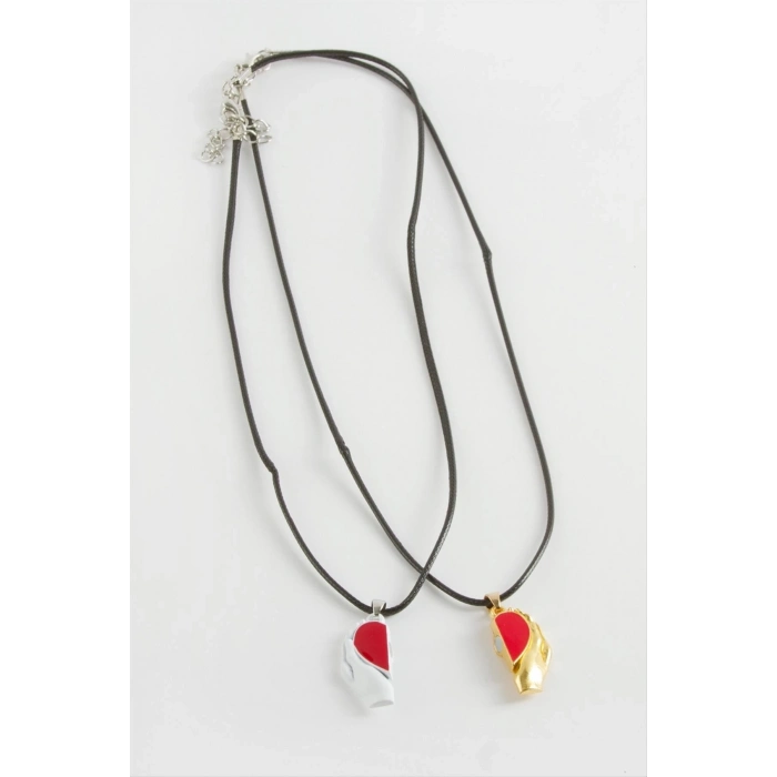 ÇOK SATAN Kalp Arkadaşlık Kolyesi (Çift Kolye)