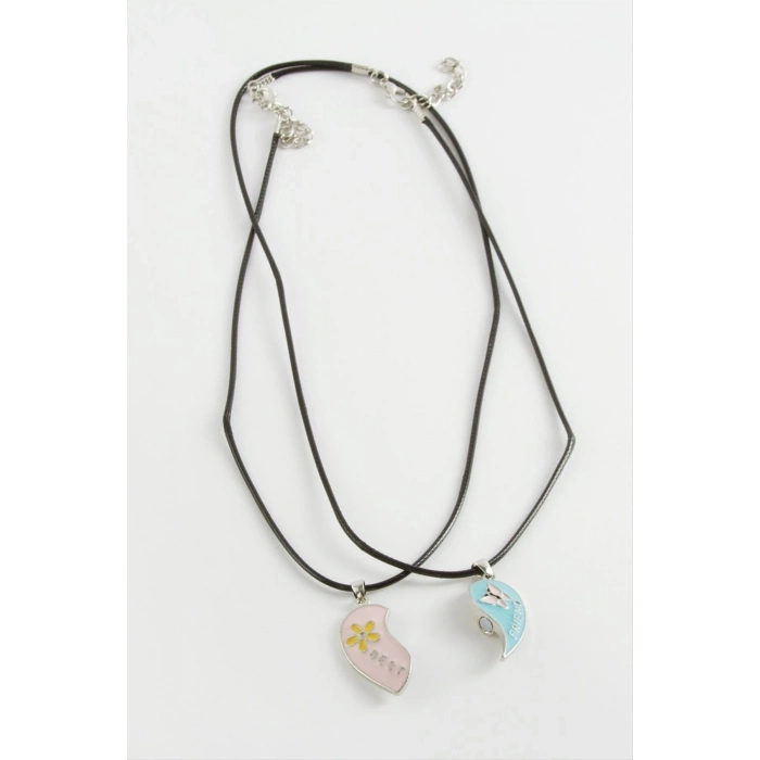 ÇOK SATAN Kalp Arkadaşlık Kolyesi (Çift Kolye)