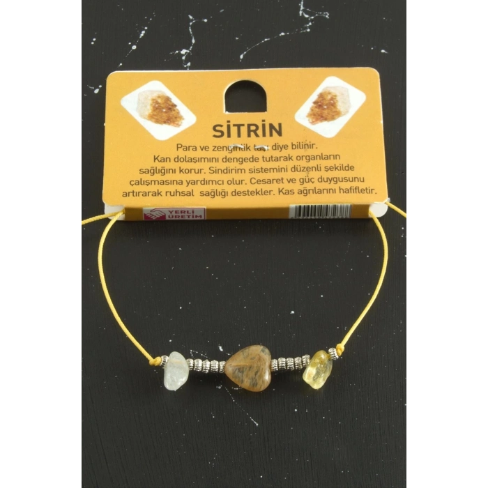 ÇOK SATAN Kalp Karışık Doğaltaş Bileklik