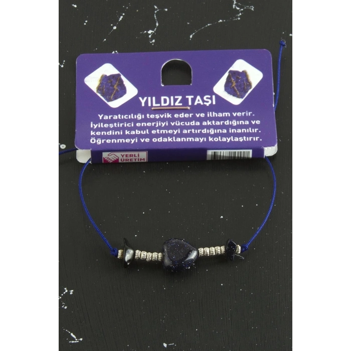 ÇOK SATAN Kalp Karışık Doğaltaş Bileklik