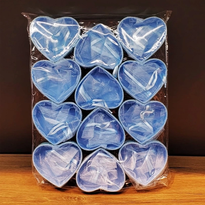 ÇOK SATAN Kalp Tasarımlı Tül Kese