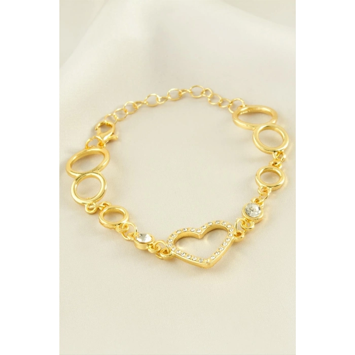 ÇOK SATAN Kalp Taşlı Bileklik