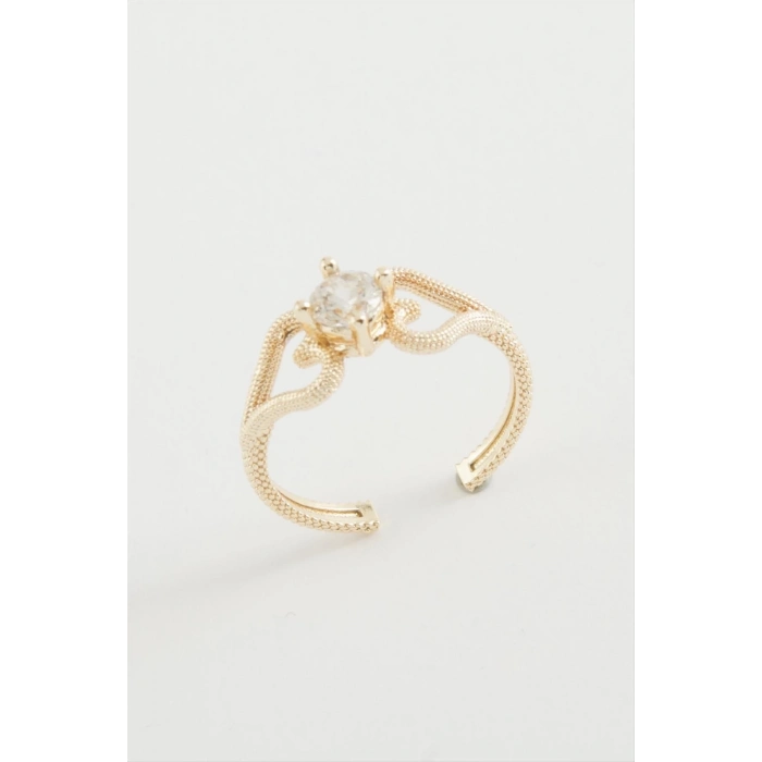 ÇOK SATAN Kalp Tek Taşlı Yüzük