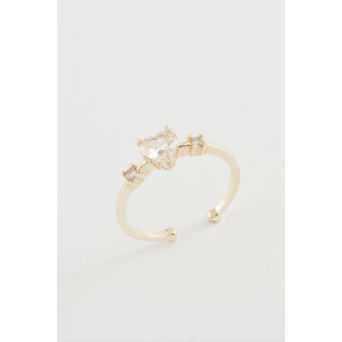 ÇOK SATAN Kalp Zirkon Taşlı Yüzük