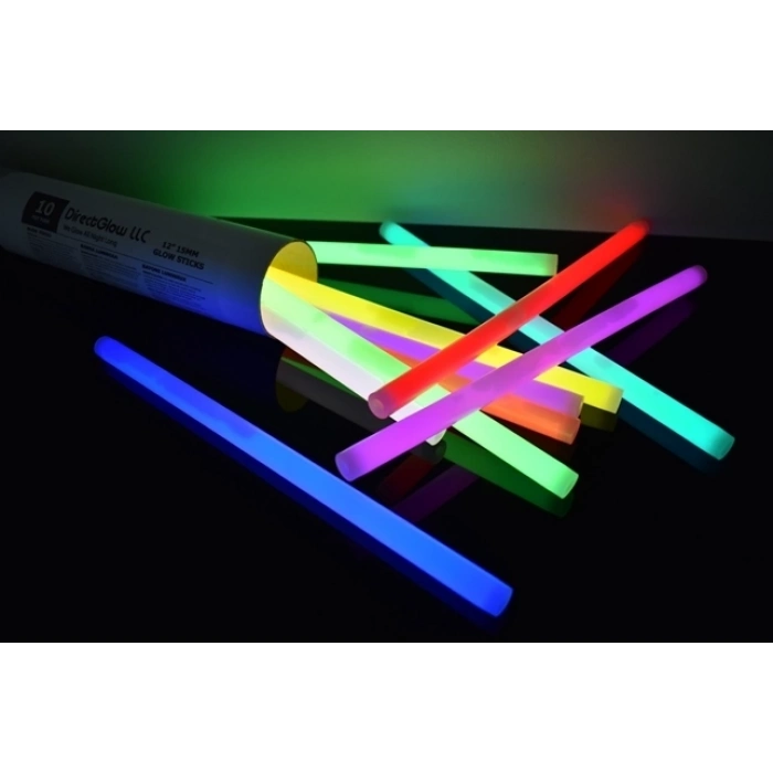 ÇOK SATAN Karanlıkta Yanan Parlayan Fosforlu Glow Çubuk Bileklik 50 Adet