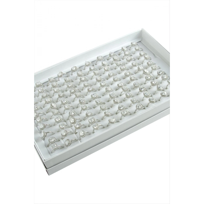 ÇOK SATAN Karışık Lüks Zirkon Taşlı Ciddi İlişki Yüzüğü