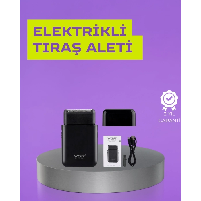 ÇOK SATAN Kart Tasarımlı Şarjlı Tıraş Makinesi | 2 Başlıklı Hassas Kesim