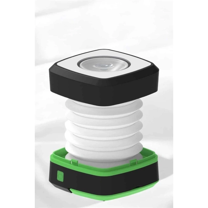 ÇOK SATAN Katlanabilir Kamp Lambası Solar Fener Görünümlü 3 Kademeli Şarjlı