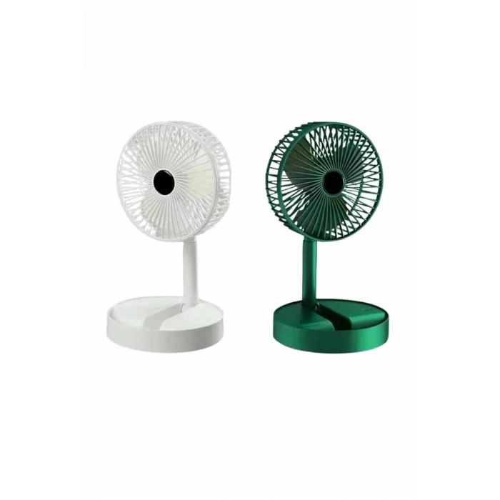 ÇOK SATAN Katlanabilir Teleskopik Şarjlı Fan Masaüstü Soğutucu Vantilatör