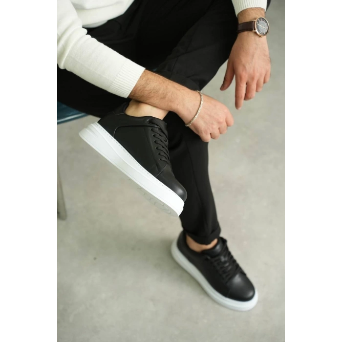 ÇOK SATAN KB-B2 Kuback Siyah Cilt Günlük Erkek Ayakkabı