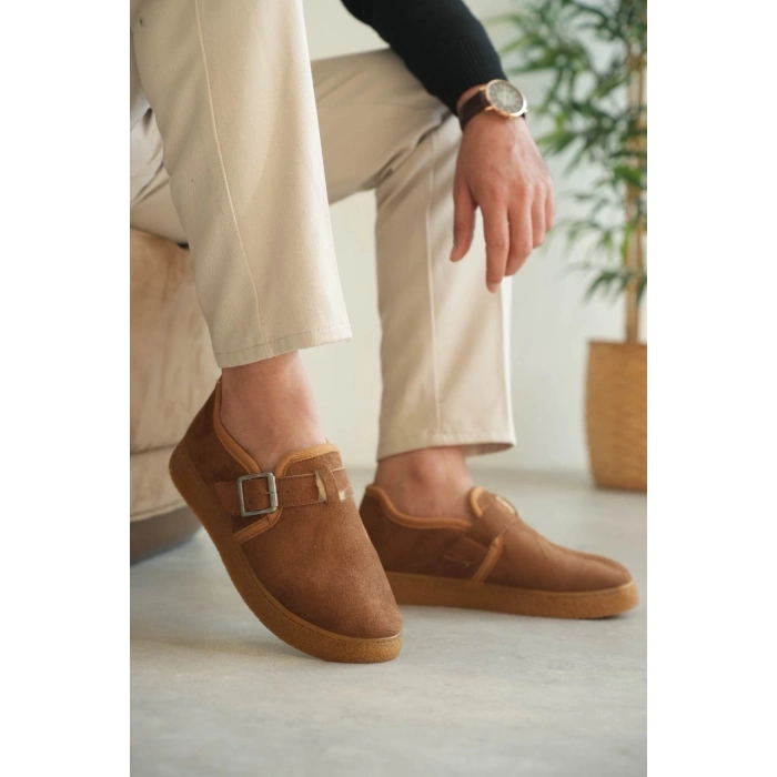 ÇOK SATAN KB-KX1 Kuback Taba Kürklü Günlük Erkek Ayakkabı