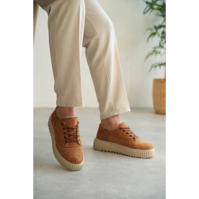 ÇOK SATAN KB-X516 Kuback Taba Süet Günlük Erkek Ayakkabı