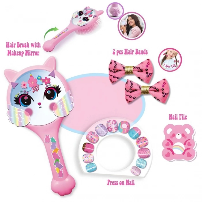 ÇOK SATAN Kedili Tarak ve Tırnak Seti