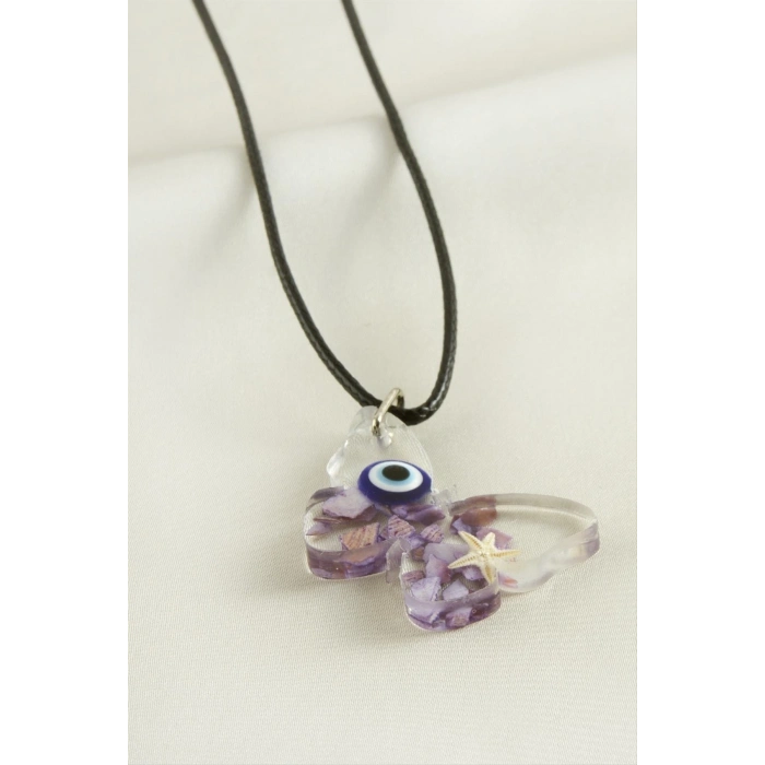 ÇOK SATAN Kelebek Epoksi Kolye