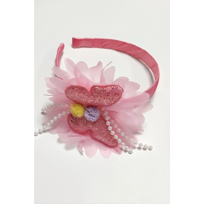 ÇOK SATAN Kelebek Tüllü Çocuk Taç