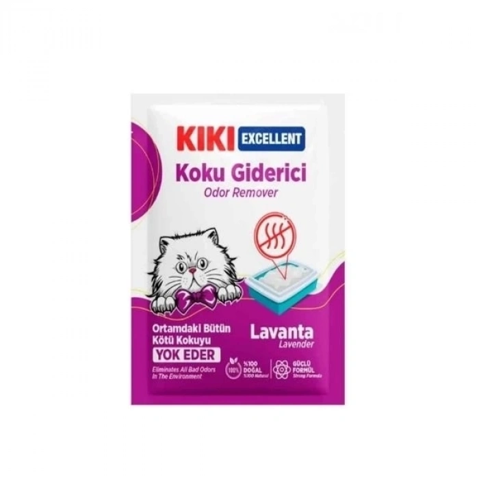 ÇOK SATAN Kiki Excellent Lavanta Kokulu Kedi Kumu Koku Giderici 25 Gr