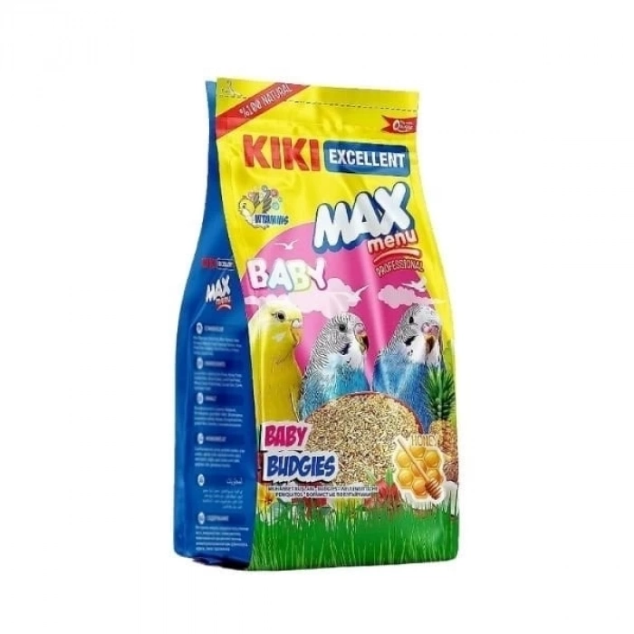 ÇOK SATAN Kiki Excellent Max Menu Ballı Yavru Muhabbet Kuşu Yemi 500 Gr