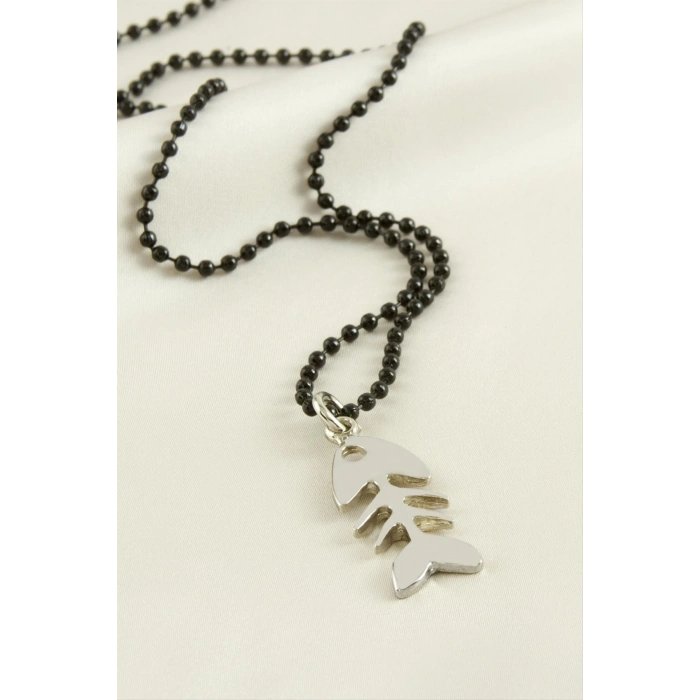 ÇOK SATAN Kılçık Top Zincirli Erkek Kolye