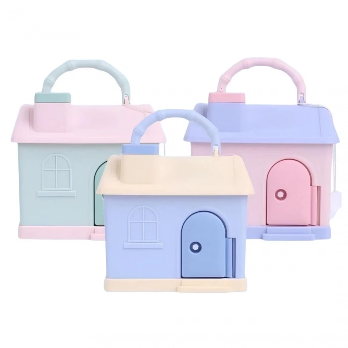 ÇOK SATAN Kilitli Plastik Ev Kumbara