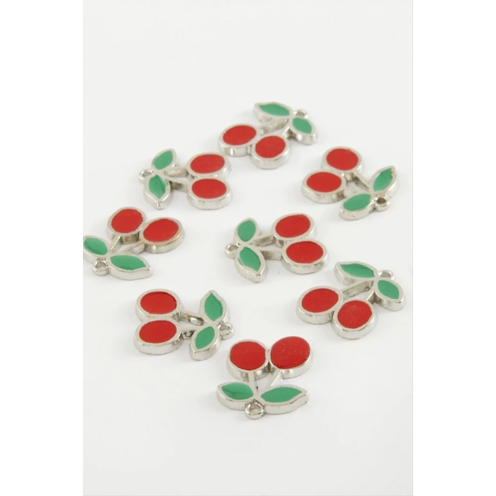 ÇOK SATAN Kiraz Tek Kulplu Mineli Bileklik ve Kolye Ucu Aparatı 1 Adet