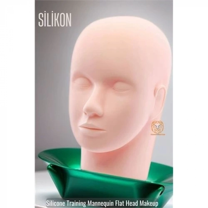 ÇOK SATAN Kirpik Makyaj Eğitim Kafası Silikon
