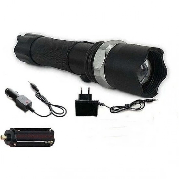 ÇOK SATAN Km-110 Ateşli Aletler Aparatlı Ayarlanabilir Şarjlı Dağ Kamp El Feneri