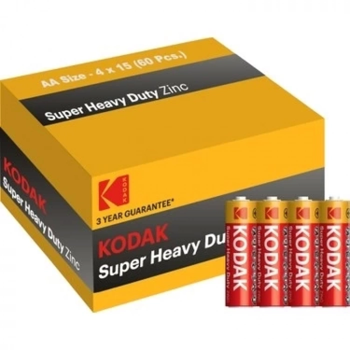 ÇOK SATAN Kodak Aa Pil Super Heavy Duty Çinko Karbon Kalem Pil 60