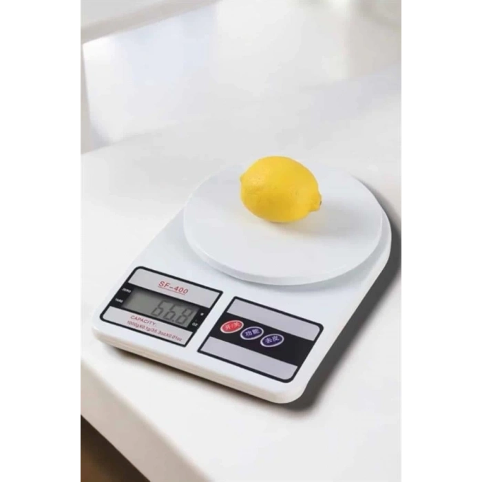 ÇOK SATAN Kompakt Tasarım ve Tek Tuşla Sıfırlama Özelliğiyle Kullanımı Kolay Mutfak Tartısı