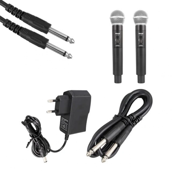 ÇOK SATAN König K-990 Uhf 2x100 Kanal 2 El Mikrofon Telsiz Mikrofon