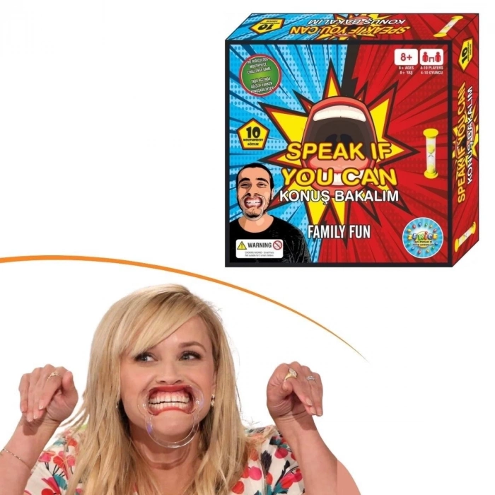 ÇOK SATAN Konuş Bakalım Oyunu Söyle Bakalım Oyunu Bol Kahkahalı Aile Kutu Oyunu Kum Saatli
