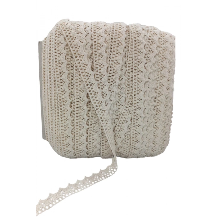 ÇOK SATAN Kopanaki Dantel en 1,5 cm Krem 5 Metre