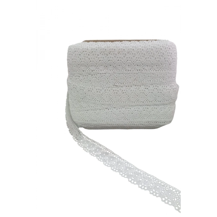 ÇOK SATAN Kopanaki Dantel en 4 cm Beyaz 10 Metre