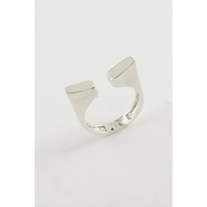 ÇOK SATAN Köşeli Metal Yüzük