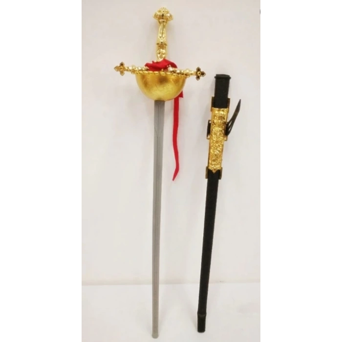 ÇOK SATAN Kostüm Partisi Plastik Zararsız Zorro Kılıcı Şövalye Kılıcı 62 cm