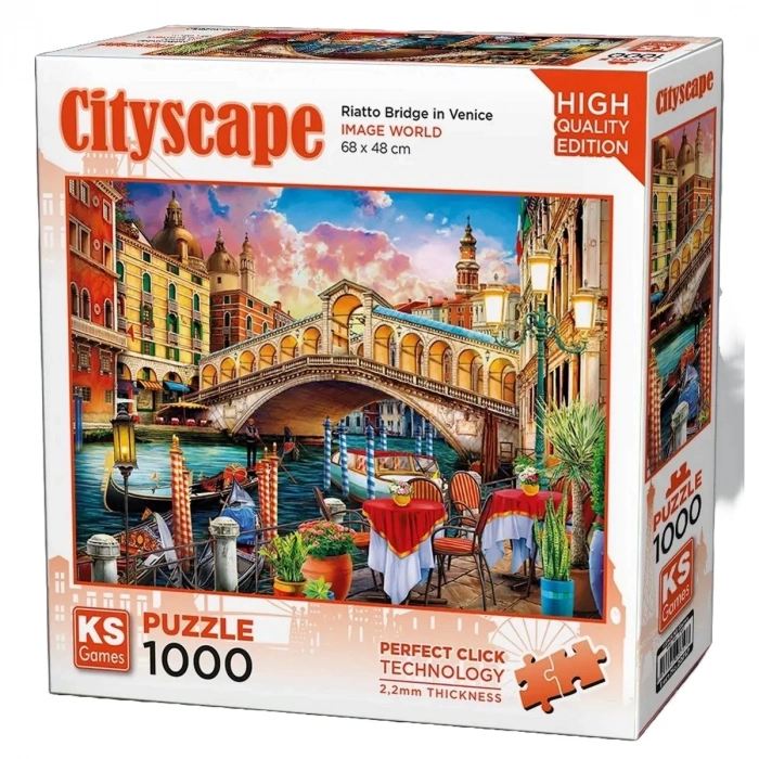 ÇOK SATAN KS Games Riatto Bridge in Venice Puzzle 1000 Parça 20757