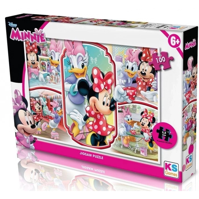 ÇOK SATAN KS Puzzle 100 Parça Minnie Mouse