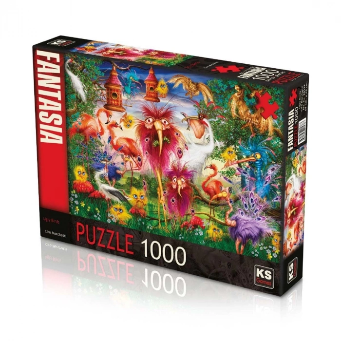 ÇOK SATAN KS Ugly Birds 1000 Parça Puzzle