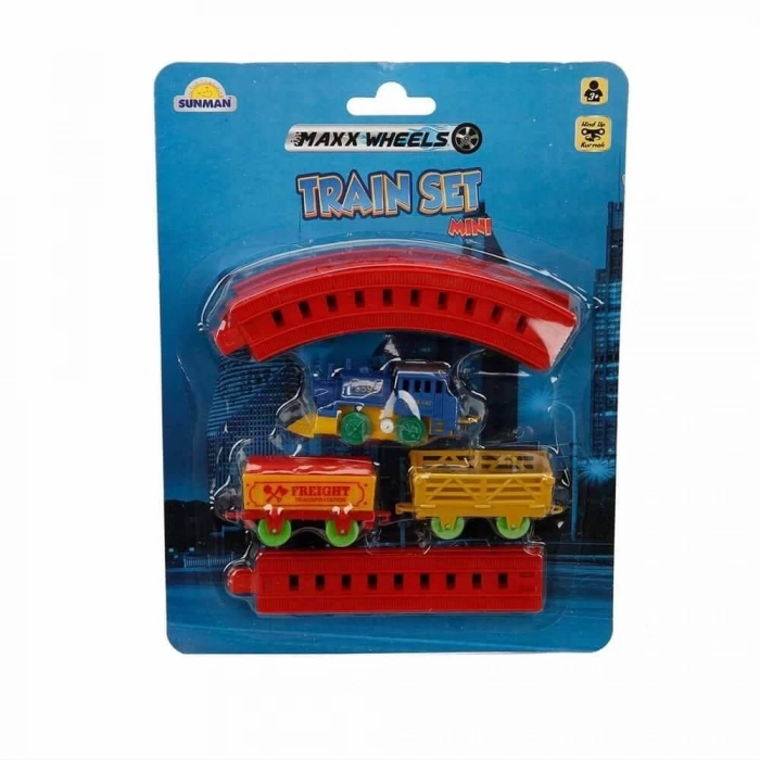 ÇOK SATAN Kurmalı Raylı Mini Tren Seti 11 Parça