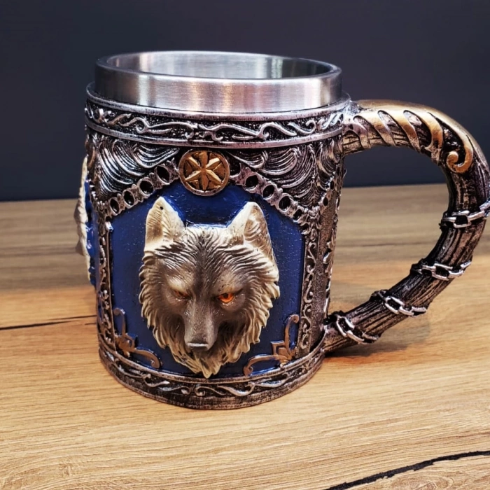 ÇOK SATAN Kurt Kafası Tasarımlı Kupa Bardak