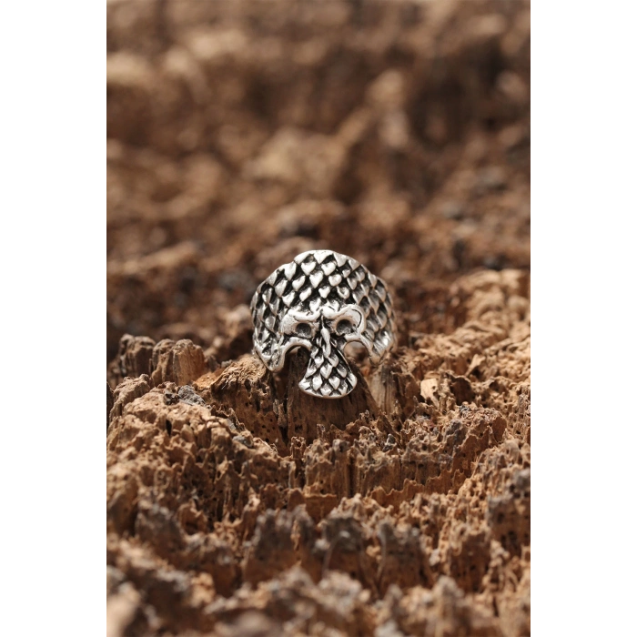 ÇOK SATAN Kuru Kafa Desen Ayarlanabilir Yüzük